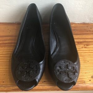 Tory Burch Peep-toe Wedge